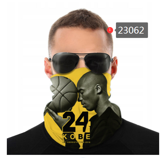 NBA 2021 Los Angeles Lakers #24 kobe bryant 23062 Dust mask with filter->->Sports Accessory